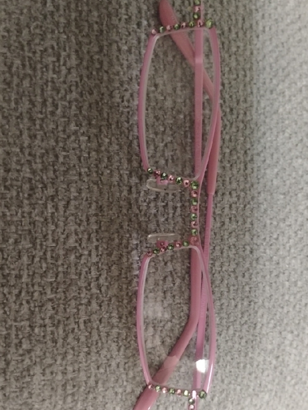Women's Pink Rhinestone Frame Reading Glasses